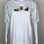 Northern Traditions Vintage Embroidered Bunny T Photo 0