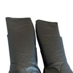 Diane Von Furstenberg  DVF Black Grace Boots Leather High Heel Silver Size 9.5 Photo 14