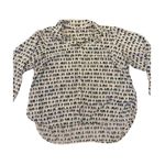 Jane and Delancey  Women's 1X Bird Print Button-Up Shirt Multicolor High Low Photo 5