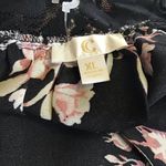 Charming Charlie Black floral lace bohemian cold shoulder top Photo 1