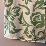 Alice Blue ⭐️ cream and green floral tie front puff sleeve blouse size xl Photo 5