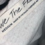 Free People We the  Bondi Thermal Top MEDIUM Scoop Neck Boho Bubble Hem Relaxed Photo 3