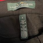 Ralph Lauren Lauren Jeans LRL Womens Snake Serpent On Back Pocket Black Size 4 Photo 1