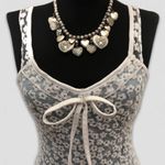 SheIn  Cami Slip Dress Embroidered Mesh Size 4 Photo 5