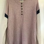 Madewell Striped Bowden Henley Sweater In Coziest Yarn Photo 4
