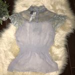 Riley & James grey blouse sz Small Photo 1