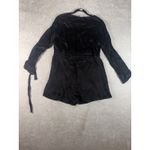 third form black long sleeve one piece romper satin medium Photo 9