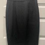 EXPRESS Black  Pencil Skirt with Gold Zipper Photo 0