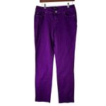 White House | Black Market  Purple Feel Beautiful Slim Leg Contour Jeans Photo 1