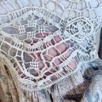 Free People  Sweet Thing Sheer Lace Cutout Back Babydoll SwingTunic/Dress Sz M🧡 Photo 7