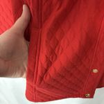 Isaac Mizrahi Live! Quilted Knit Jacquard Long Jacket Rich Red 3X Lightweight Photo 11