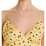 Amanda Uprichard  Amory Sleeveless floral print yellow side slit midi Dress Photo 5