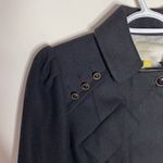 Anthropologie Leifsdottir military coat size 4 Black Photo 6