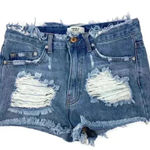 Forever 21 Distressed Raw Hem Shorts Size 26 Photo 0