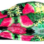 PINK - Victoria's Secret PINK Victoria’s Secret Watermelon and Floral Lace Bandeau Pink Green Size Small Photo 3