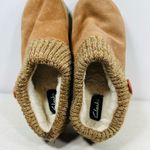 Clarks  Fairisle Cinnamon Scuff Leather Rounded Closed Toe Slip On Slipper size 8 Photo 5