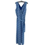 J. McLaughlin  Hermione Wide Leg V-Neck Jumpsuit shell print sz 8 Photo 8