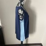 Akris Punto  Sweater Wool Blue Navy Striped Designer Size 14 2 Piece Excellent Photo 9