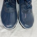 Jbu women's navy blue lace up faux fur lined Lorina waterproof winter boots 9.5 Photo 8