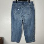 Democracy  Jeans Womens 16W AB Technology Blue Wide Leg Medium Wash Stretch Photo 2