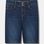 Torrid Jegging Blue Denim Bermuda Super Soft High Rise Shorts Photo 1