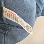 Anthropologie Daily Practice by Long-Sleeve Pullover Cross Back Blue Top Photo 5