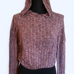 Aeropostale  burgundy cropped hoodie Photo 0