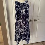 Soma Sleeveless Layered Dress Laguna Lines Navy Photo 8