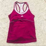 Adidas Climalite Workout Tank Top Size Medium Fuchsia Pink Photo 2