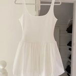 Mango MNG Cotton Bubble Skirt Mini Dress in Natural White Size 2 Photo 7