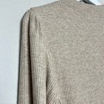 J.Crew Brushed rib puff-sleeve crewneck sweater top Photo 4