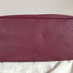 Tory Burch ROBINSON PEBBLED OPEN DOME SATCHEL Deep Berry Photo 3