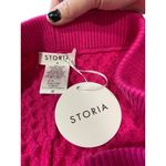 Storia Diamond Sweater Pants Hot Pink Size M NWT Photo 3