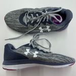 Under Armour Sneakers Womens 9.5 Grey Charged Impulse 2 Knit Running Shoes Photo 0