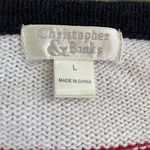 Christopher & Banks Christoper & Banks American Flag Cardigan Sweater L Photo 4