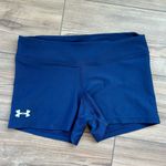 Under Armour  Navy Blue Athletic Compression Shorts Moisture-Wicking Photo 0