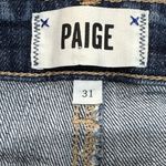 Paige Jimmy Jimmy Fabiola Destructed Cut Off Cuffed Denim Jean Shorts 31 Photo 4