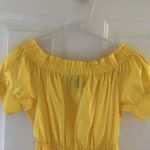 J.Crew BRIGHT YELLOW OFF SHOULDER DRESS. 4 P Photo 4
