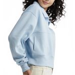 BP  Polo Fleece Sweatshirt Light Blue Size Large Photo 3