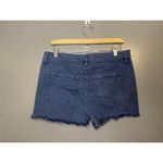 Loft Shorts Womens 8 29 Blue Denim Raw Hem Cutoff Casual Summer Stretch Photo 1