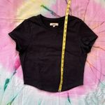 Madewell Heavyweight Jersey Crewneck Tee - True Black | Size XS Photo 4