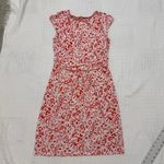 Boden Margot 8R ruched shirred cap sleeve jersey dress pockets D4 3050 Orange Size 8 Photo 5