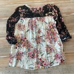 Miss Me Floral Henley Top Medium Photo 2