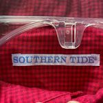 Southern Tide Women’s Button Down Red Plaid Long Sleeve Shirt Size 8 Photo 1
