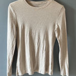 Sonoma beige long sleeve everyday lightweight top Tan Photo 0