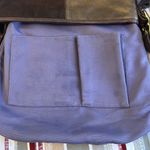 Coach Leather Suede Patchwork Brown Duffel Crossbody Bag Photo 12