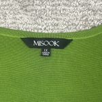 Misook  Shell Tank Womens 1X Kelly Green Knit Sleeveless Side Slits Photo 1