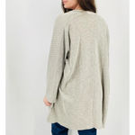 Anthropologie  donni oatmeal slouchy ribbed open face cardigan one size Photo 6