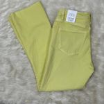 ZARA  High Rise Cropped Flare Jeans Yellow Women Size‎ 8 Mex 30 Eur 40 NWT Photo 10