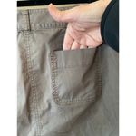 J.Jill Brown Cotton Blend Stretch Mini Skirt Cargo Pockets Women’s Size 12 Photo 7